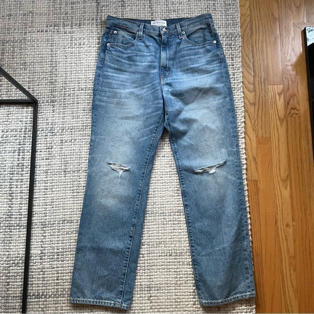 SLVRLKE Denim Stella High Rise Straight Leg Jeans 32